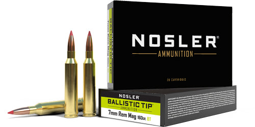 NOSLER BT 7MM REM MAG 160GR