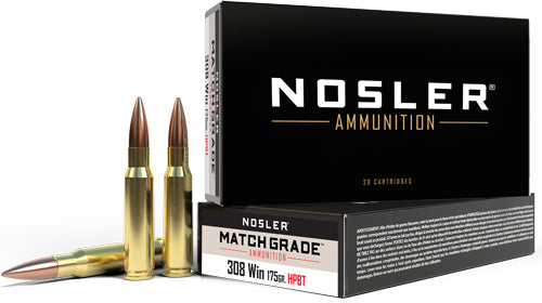 NOSLER MATCH 308 WIN 175GR