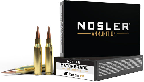 NOSLER MATCH 260 REM 130GR