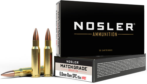 NOSLER MATCH GRADE 6.8 SPC