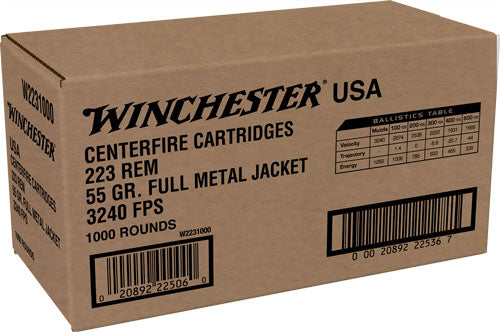 WINCHESTER USA 223 REM 55GR