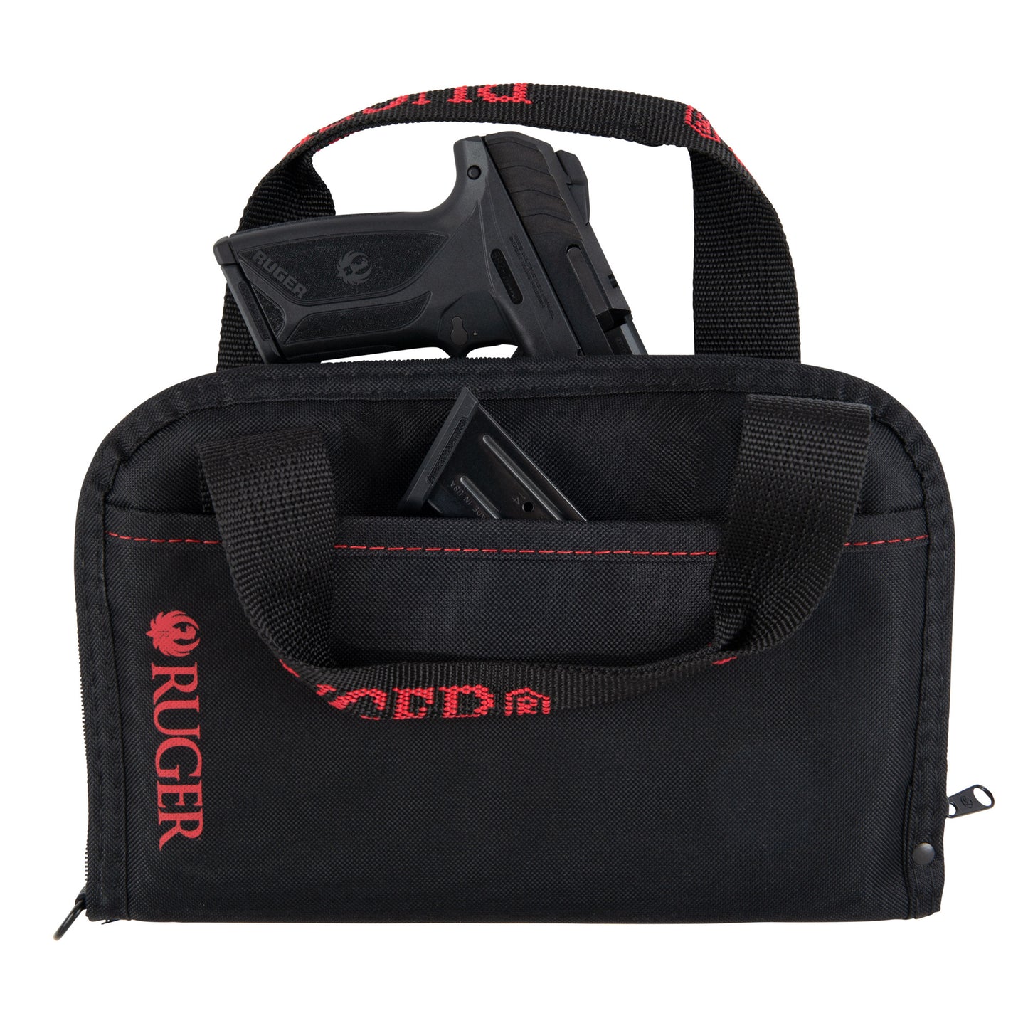 ALLEN RUGER PISTOL TOTE W/POCKET BLK