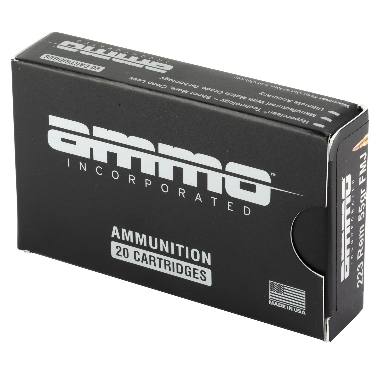 AMMO INC 223REM M193 55GR 20/500