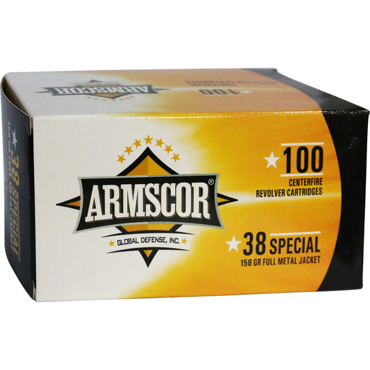 ARMSCOR 38SPL 158GR FMJ 100/1200