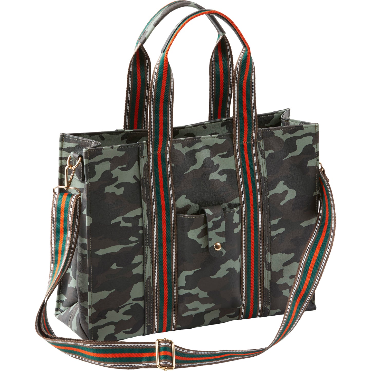 BULLDOG CROSS BODY PURSE CAMO