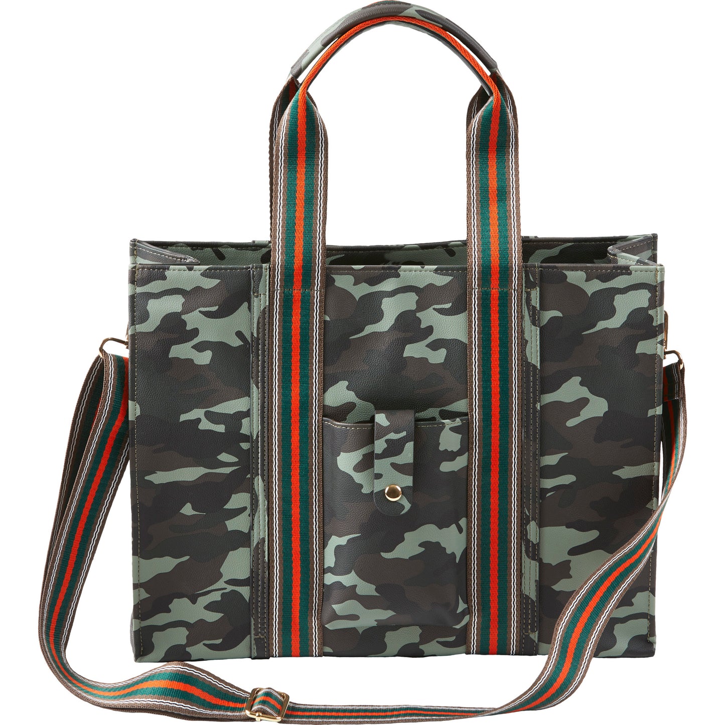 BULLDOG CROSS BODY PURSE CAMO