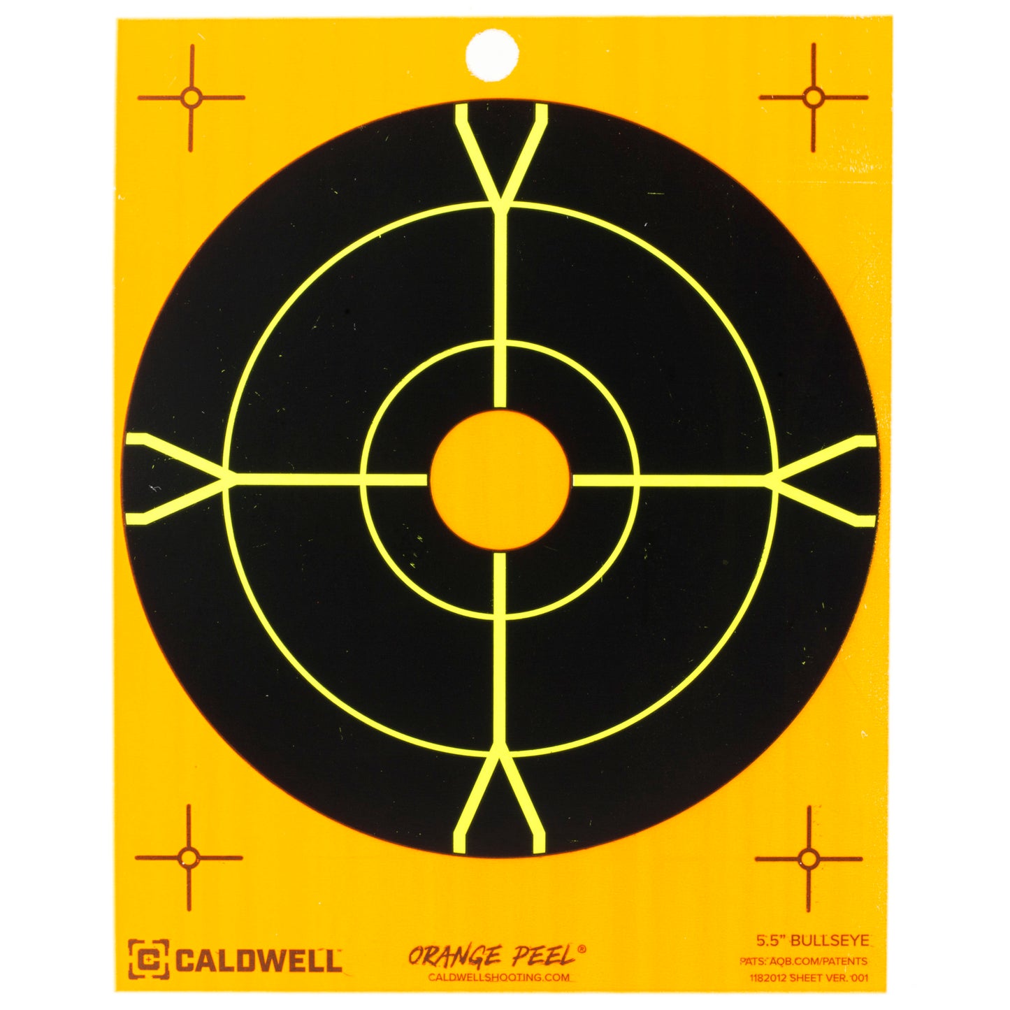 CALDWELL BULLSEYE TRGT 5.5 25PK