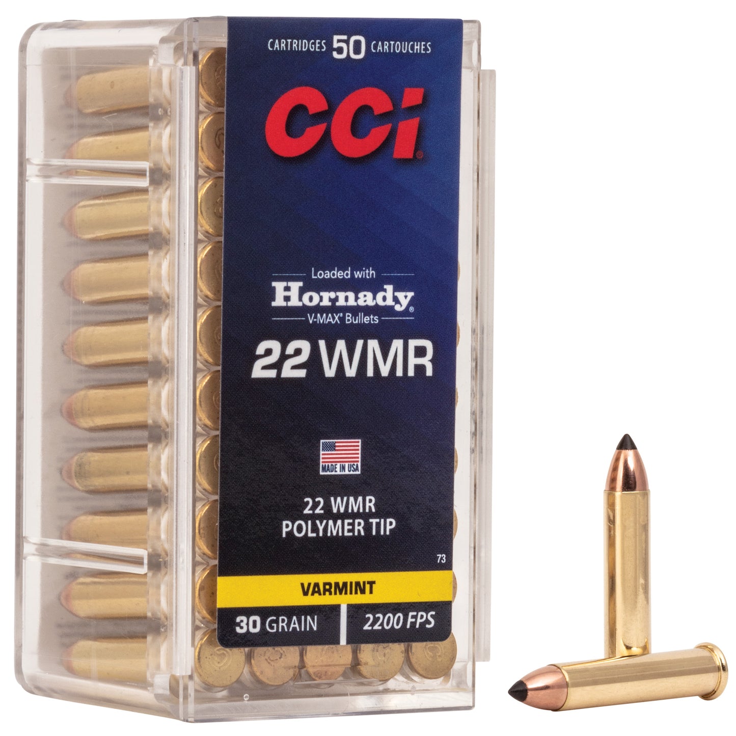 CCI 22WMR 30GR V-MAX 50/2000