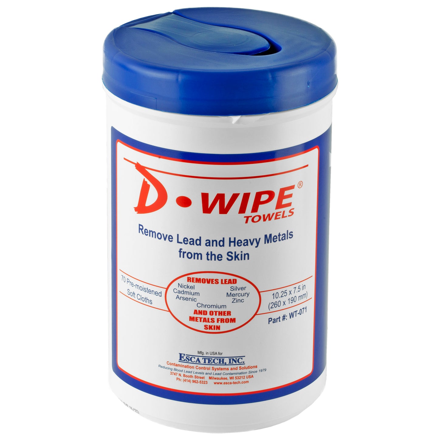 D-WIPE TOWELS 2-325 CT TUBS