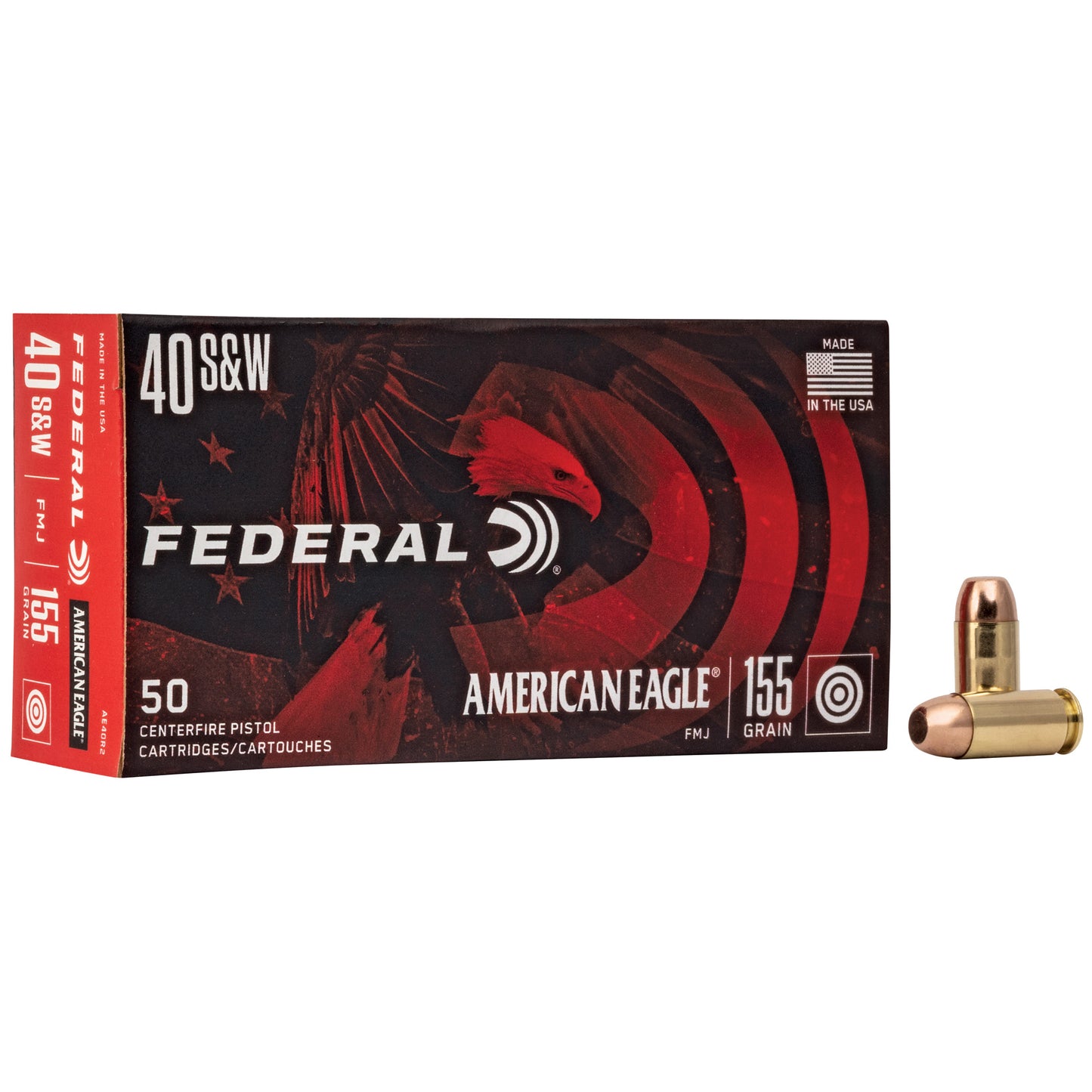 FED AM EAGLE 40S&W 155GR FMJ 50/1000