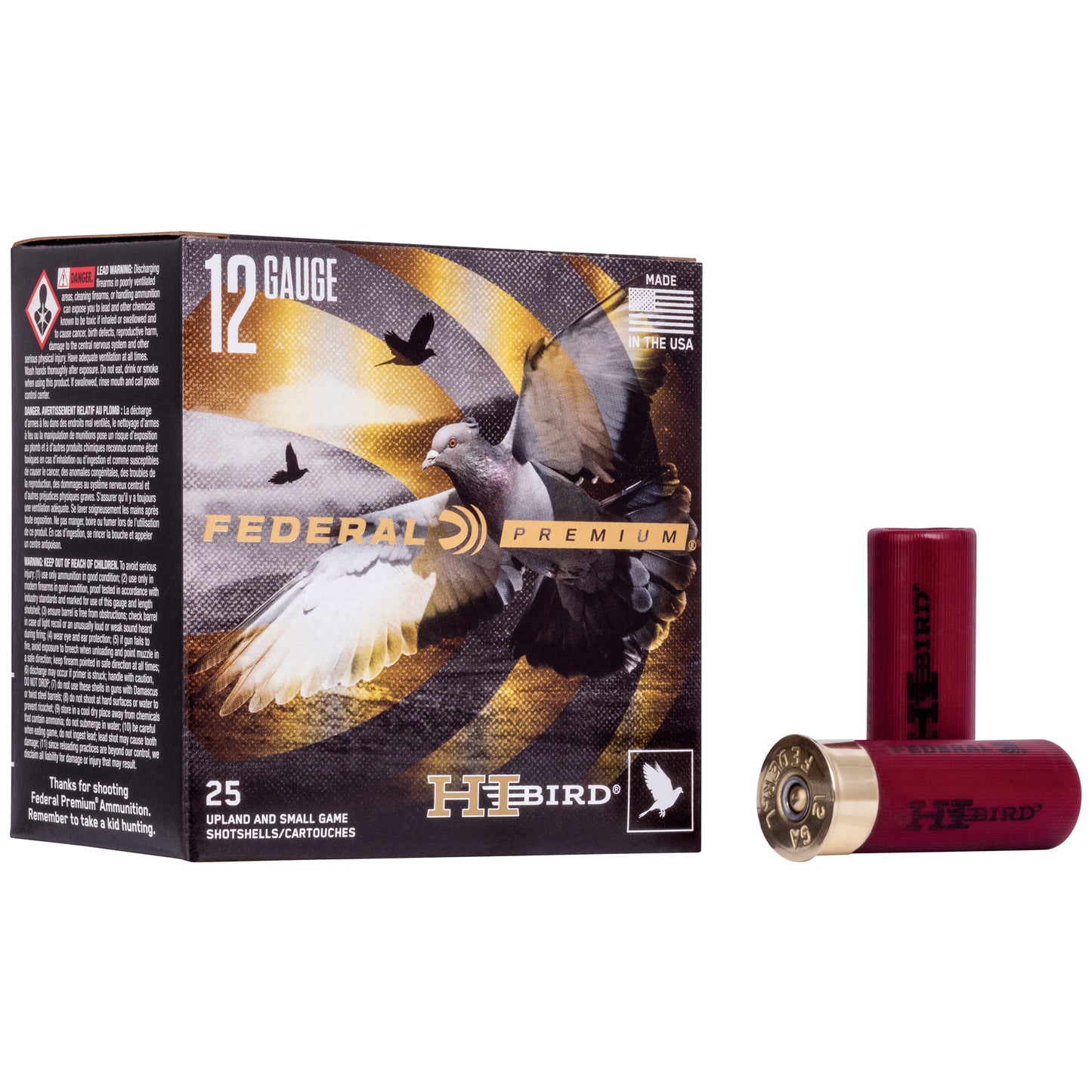 FED HI-BIRD 12GA 2.75 #8 25/250