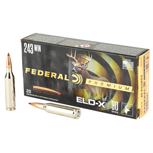 FED PRM 243WIN 90GR ELD-X 20/200