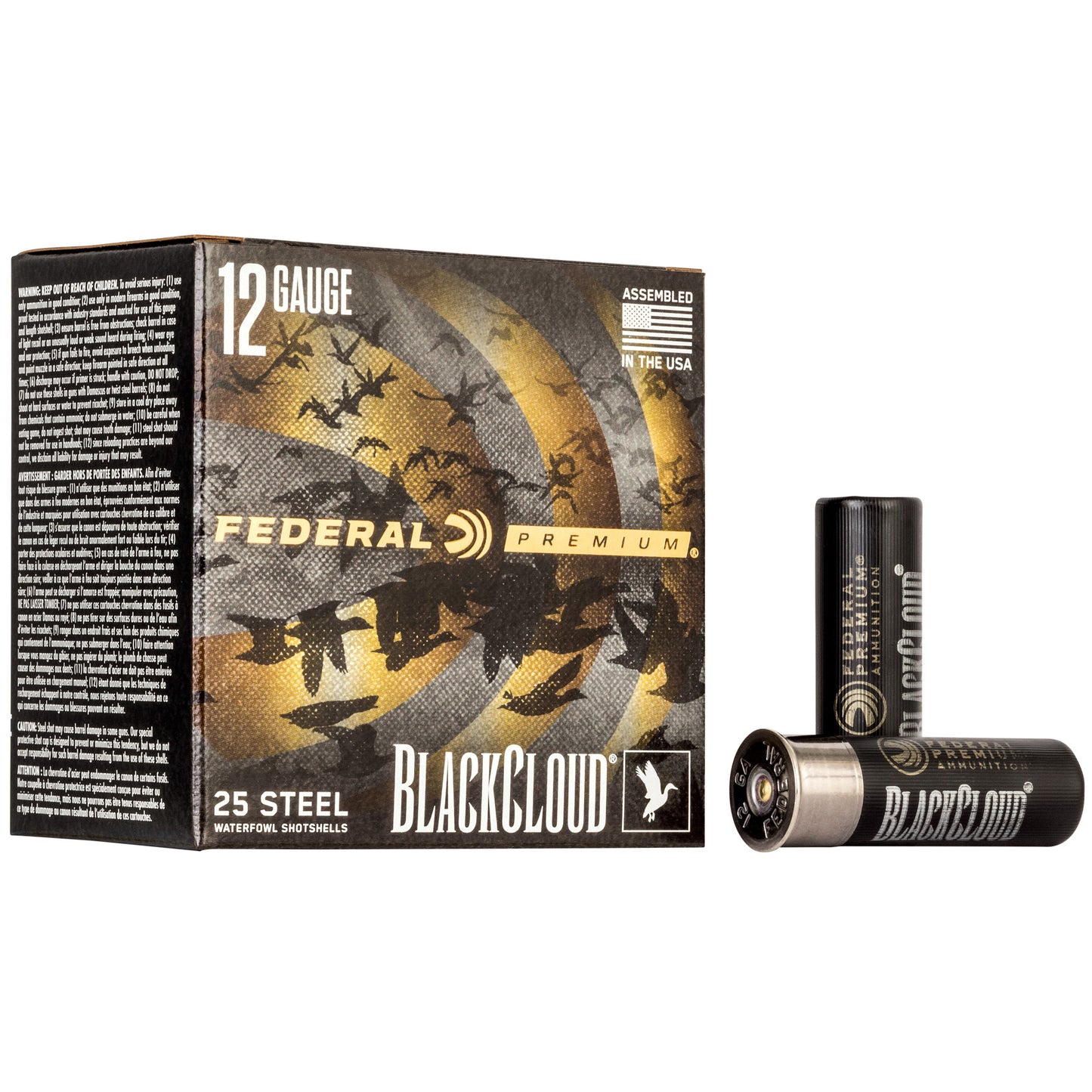 FED BLK CLOUD 12GA 3 BB 25/250