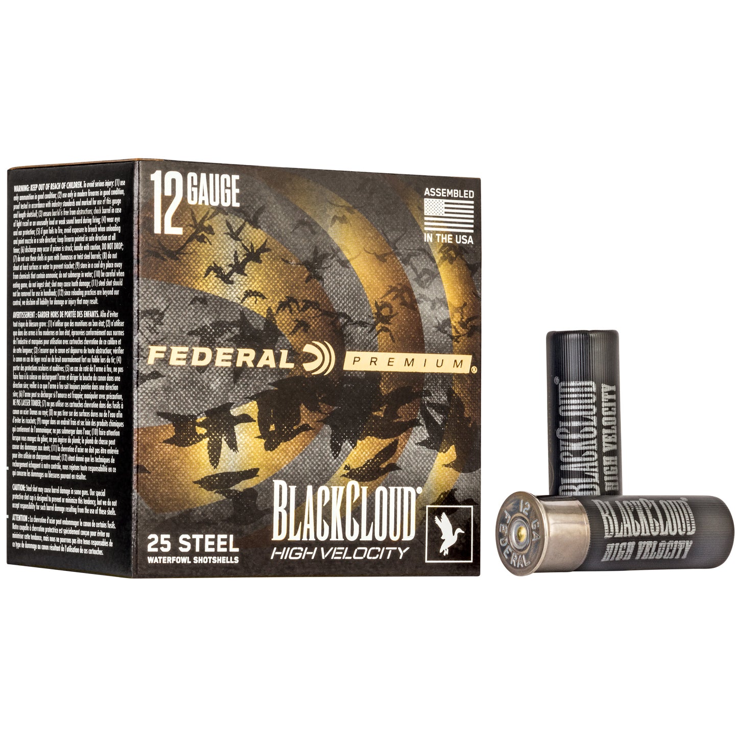 FED BLK CLOUD 12GA 3 BB HV 25/250