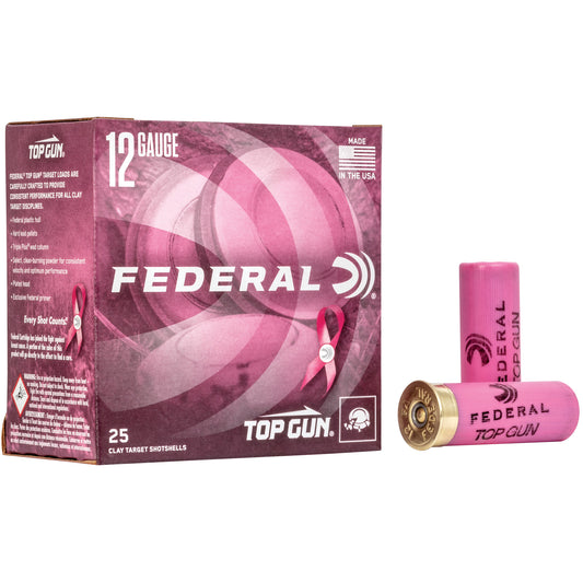 FED TOP GUN 12GA 2.75 #8 PNK 25/250