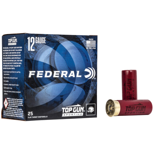 FED TOP GUN 12GA 2.75 #8 1 OZ 25/