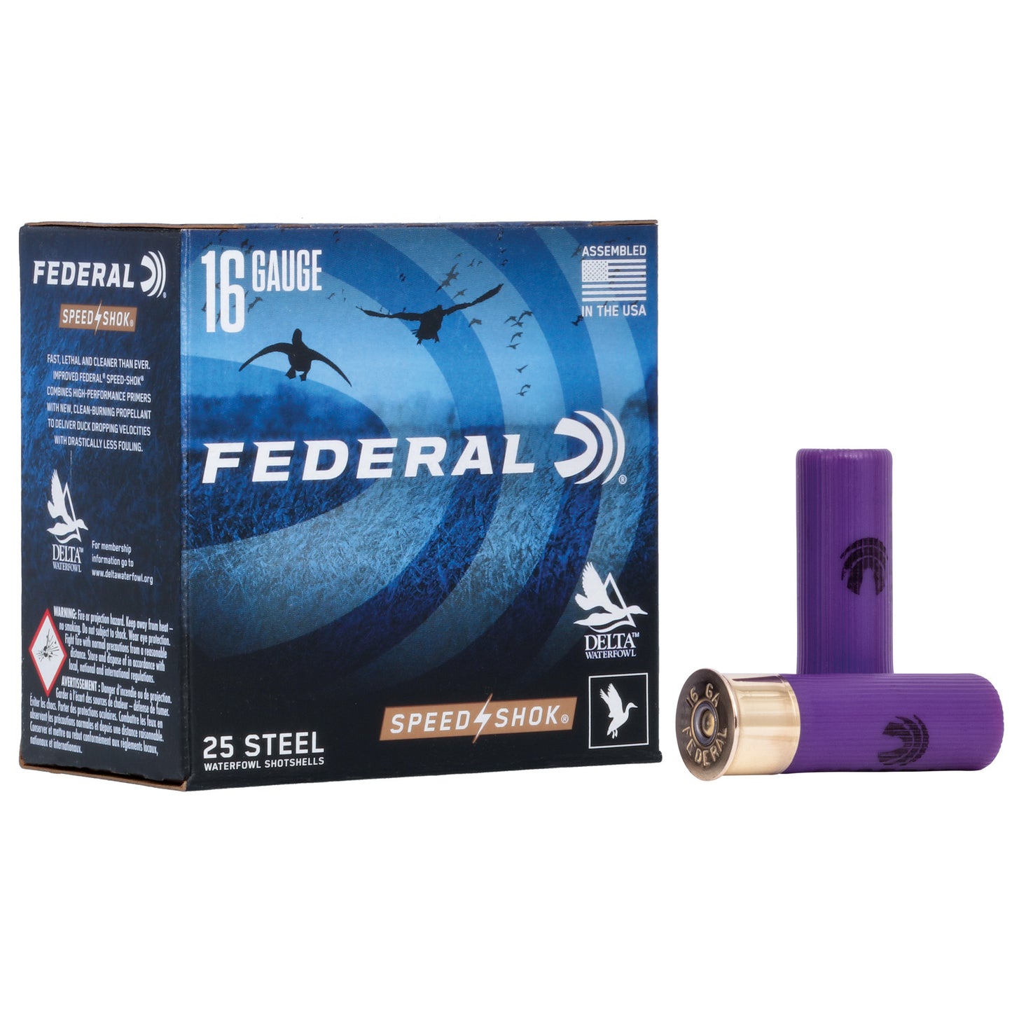 FED SPEED SHOK 16GA 2.75 #4 25/250