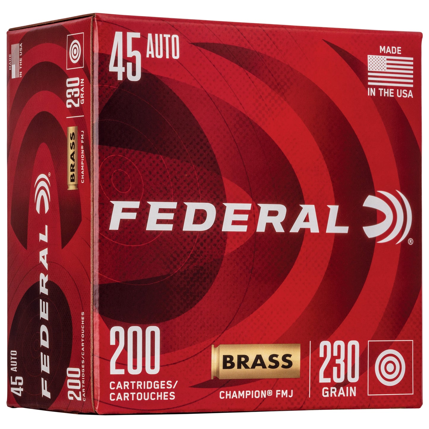 FED CHAMP 45ACP 230GR FMJ 200CT