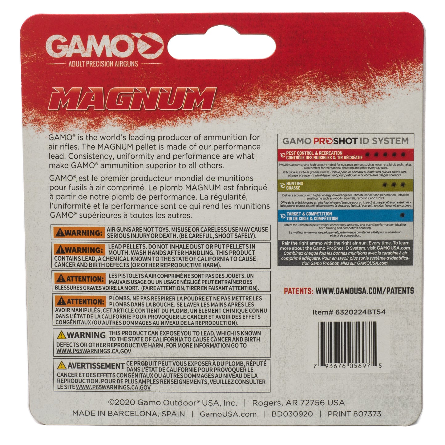 GAMO MAGNUM SP DBL RING .177 250CT