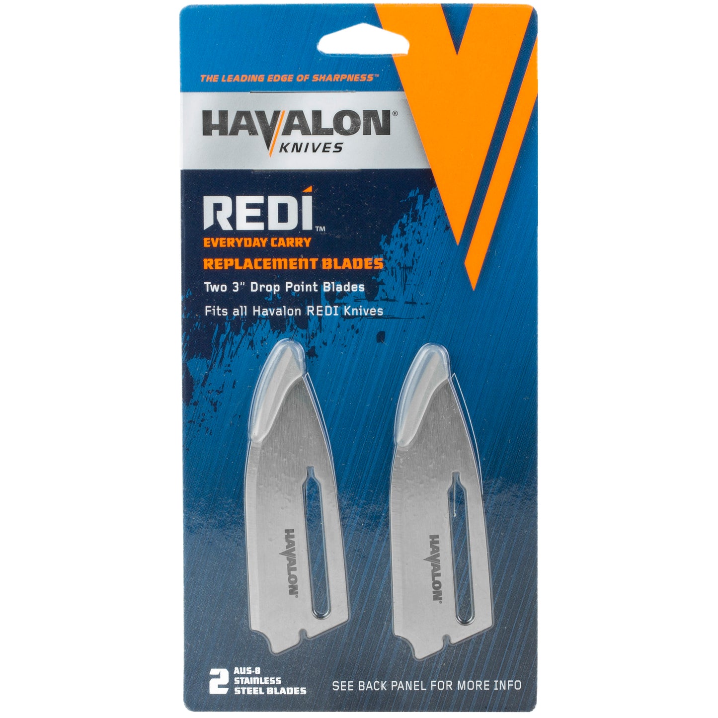 HAVALON REDI PLAIN BLADES 2-PK