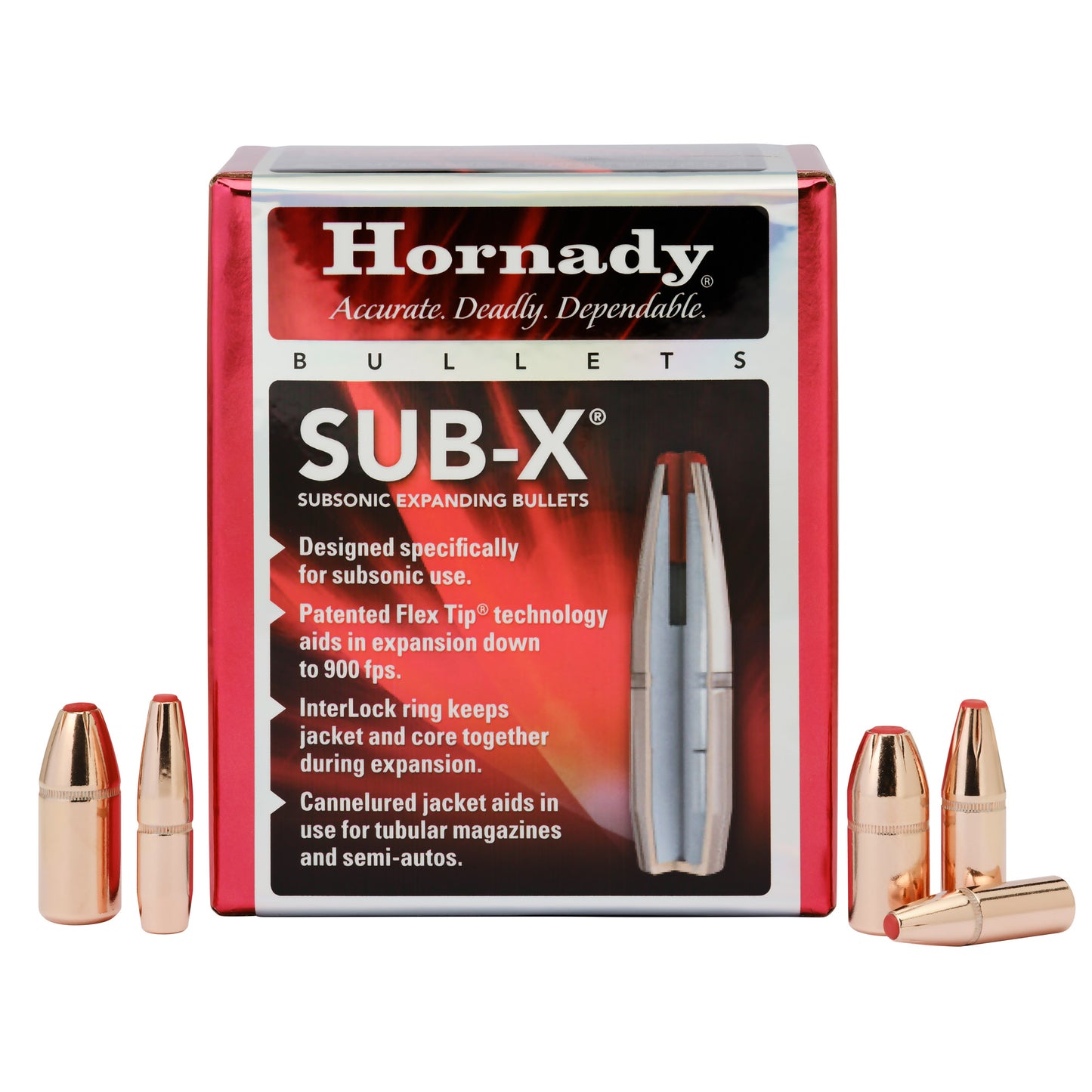 HRNDY SUB-X 45CAL .458 410GR 50CT