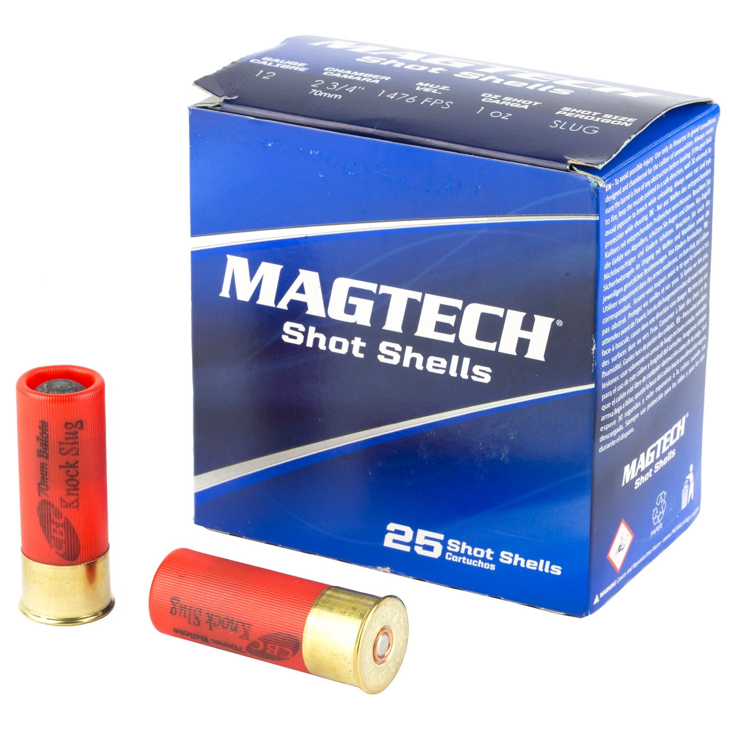 MAGTECH 12GA 2.75 1 OZ KSLUG 25/250