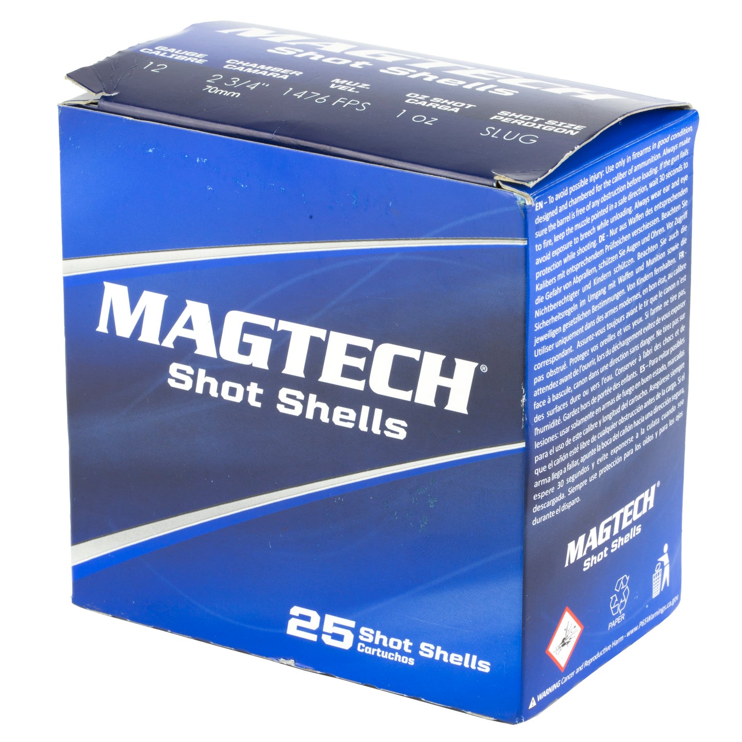 MAGTECH 12GA 2.75 1 OZ KSLUG 25/250