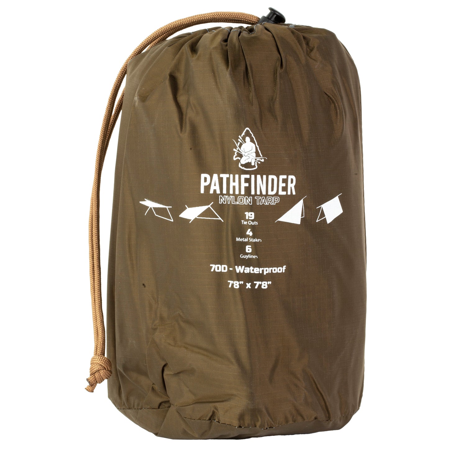 PATHFINDER NYLON TARP EARTH BROWN