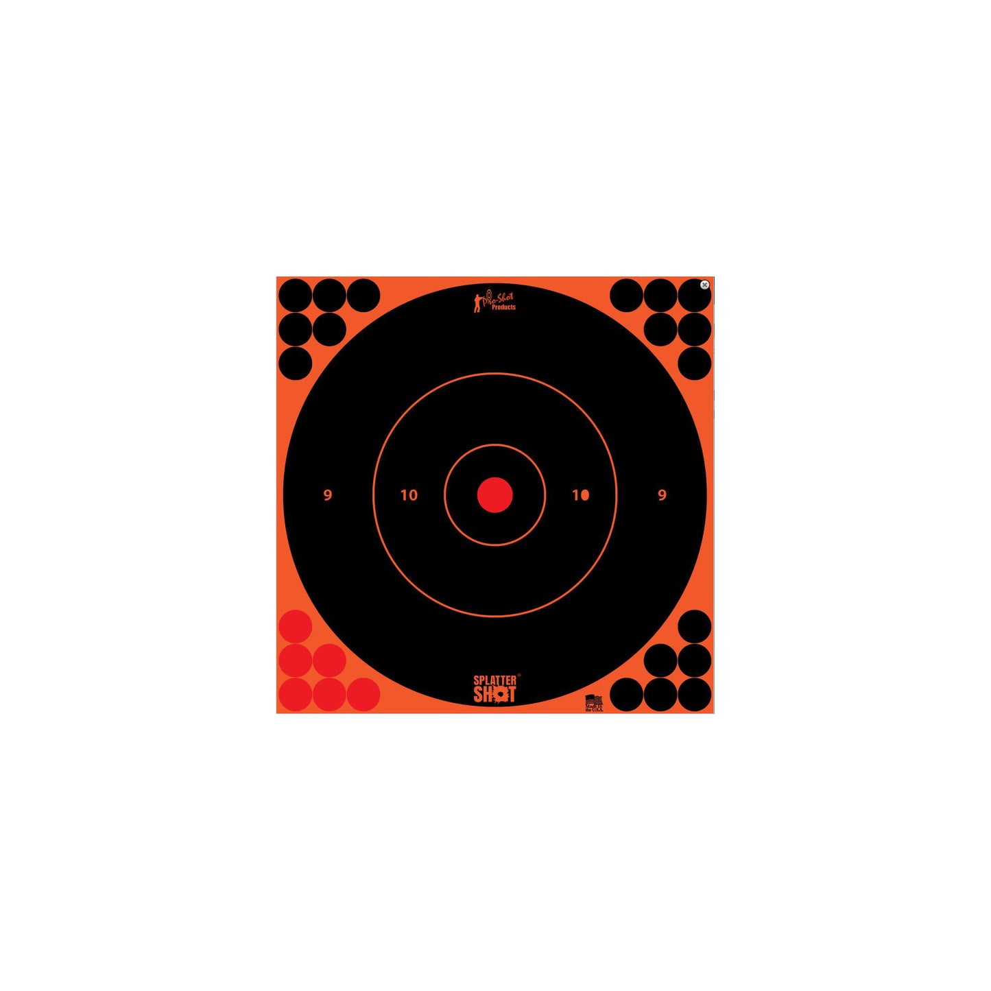 PRO-SHOT TARGET 12 ORN BULLSEYE 5PK