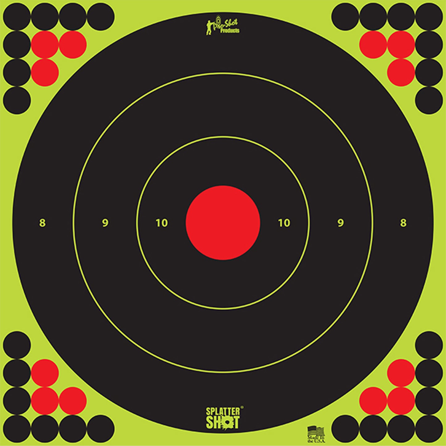 PRO-SHOT TARGET 17 GRN BULLSEYE 5PK