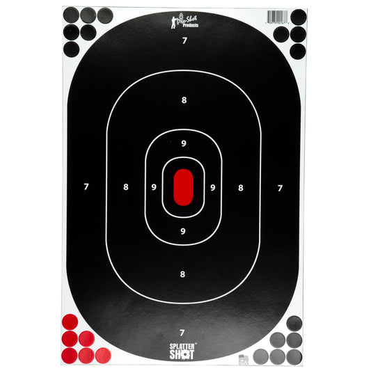 PRO-SHOT TARGET 12X17 SILH P&S 5PK