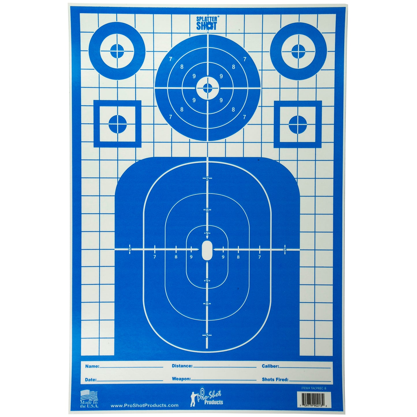 PRO-SHOT TARGET TACT PRECISION 8PK