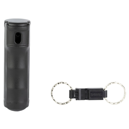 SABRE SPRAY KEY RING/WHISTLE .54 BLK