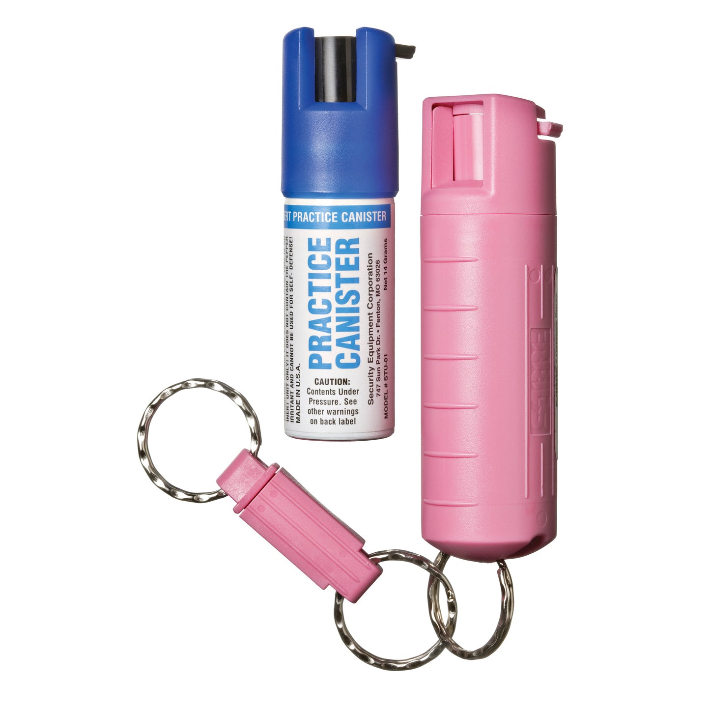 SABRE SPRAY/PRCTC W/KEY RING PINK