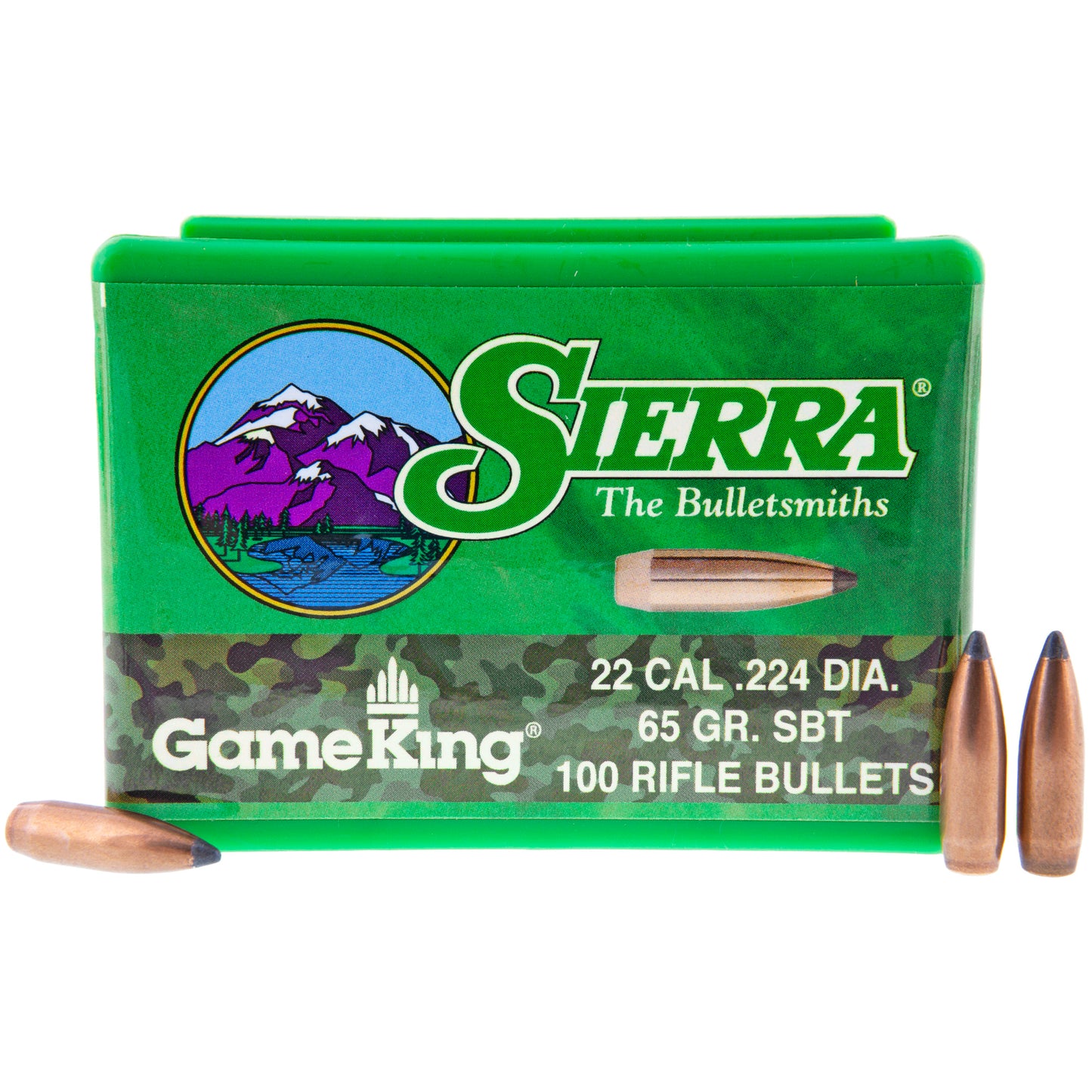 SIERRA GAMEKING .224 65GR 100CT