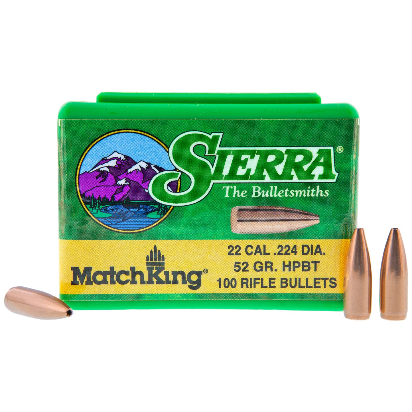 SIERRA MATCHKING .224 52GR 100CT