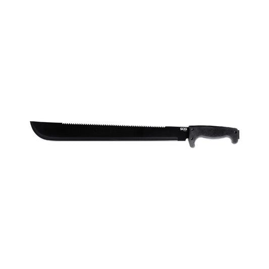 SOG SOGFARI MACHETE BLACK 18