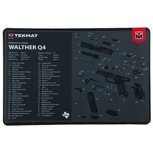 TEKMAT PSTL MAT FOR WALTHER Q4 SF