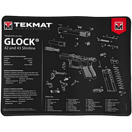 TEKMAT ULTRA PSTL MAT FOR GLK 42/43