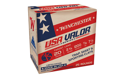 WIN USA VALOR 20GA 2.75 #7.5 25/250