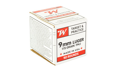 WIN USA 9MM LUGER 115GR FMJ 50/1000