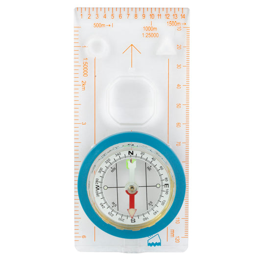 UST DELUXE MAP COMPASS BLUE