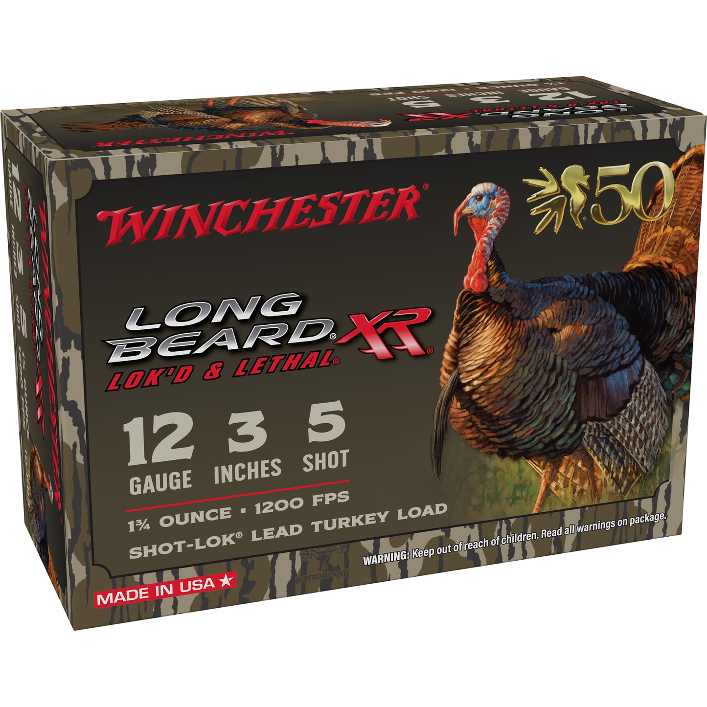 WIN LB XR TRKY 12GA 3 #5 1.75OZ 10/