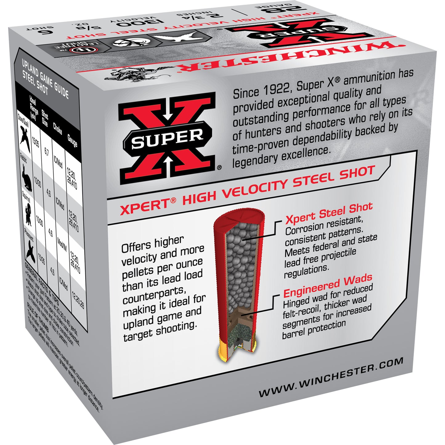 WIN SPR-X XPT 28GA 2.75 #6 25/250