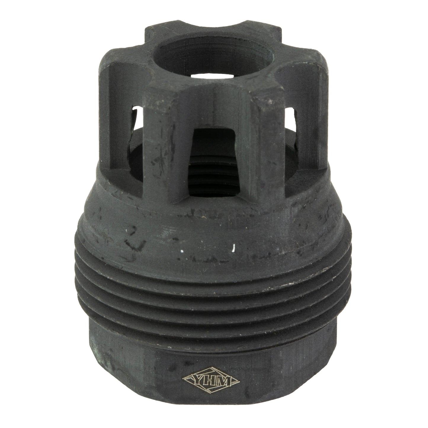 YHM MUZZLE BRAKE 1/2-28 BLACK