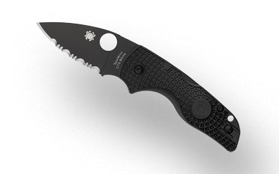 SPYDERCO LIL NATIVE LW BLK/BLK SRTD