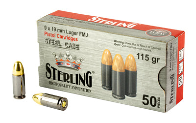 CENT ARMS STER 9MM 115GR FMJ 50/1500