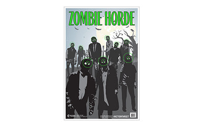 ACTION TGT ZOMBIE HORDE GRN 100PK