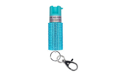 SABRE JEWELED SPRAY W/KEY RING TEAL