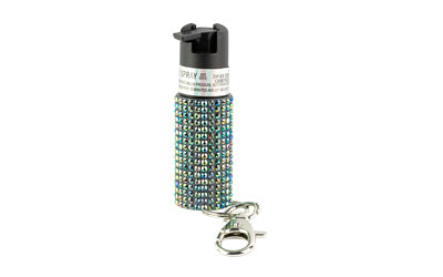 SABRE JEWELED SPRAY W/KEY RING BLK